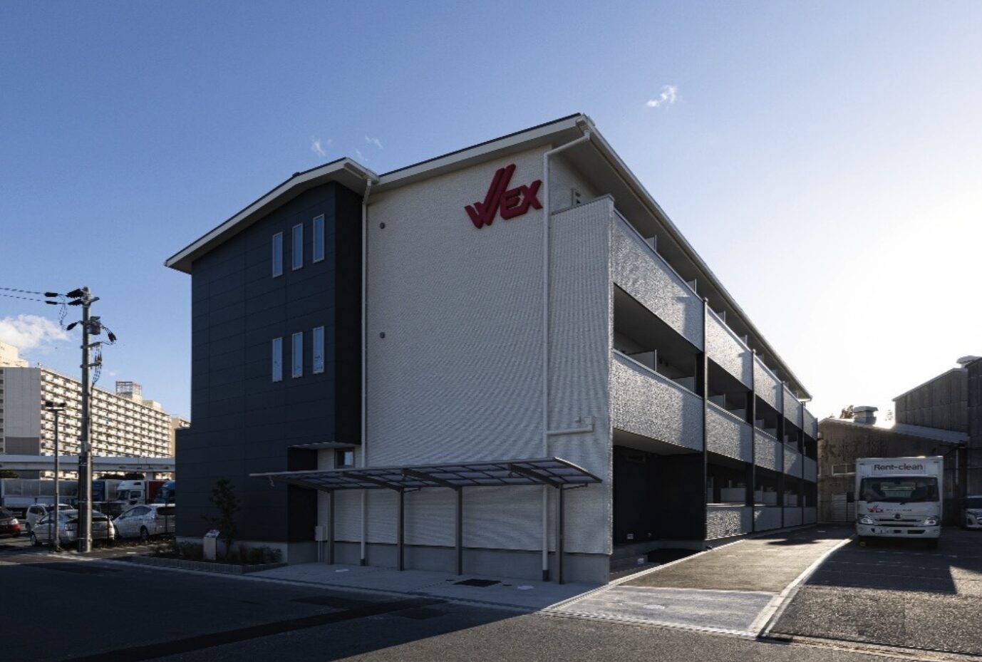 ウエックス 木造3階建て社員寮 新築工事